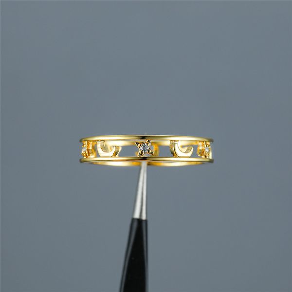 simple female white crystal stone ring simple gold color hollow wedding ring dainty bridal star moon engagement rings for women, Slivery;golden
simple female white crystal stone ring simple gold color hollow wedding ring dainty bridal star moon engagement rings for women, Slivery;golden