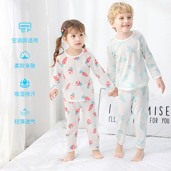 baby home air conditioning clothes cotton summer thin baby long-sleeved childrens pajamas set boys and girls spring and autumn, White
baby home air conditioning clothes cotton summer thin baby long-sleeved childrens pajamas set boys and girls spring and autumn, White