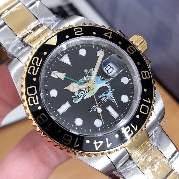 40mm shark luxury watch gmiti mens watches mester sapphire luminous watch fashion designer sports wristwatches 316 stainless steel, Slivery;brown
40mm shark luxury watch gmiti mens watches mester sapphire luminous watch fashion designer sports wristwatches 316 stainless steel, Slivery;brown