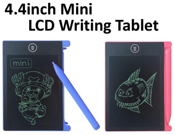 4.4 inch mini lcd writing tablet graffiti drawing tablet for kids digital handwritting pads draft with opp bag
4.4 inch mini lcd writing tablet graffiti drawing tablet for kids digital handwritting pads draft with opp bag