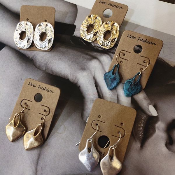 mengjiqiao new vintage metal hollow round dangle earrings for women temperament leaf heart jewelry gifts, Silver
mengjiqiao new vintage metal hollow round dangle earrings for women temperament leaf heart jewelry gifts, Silver