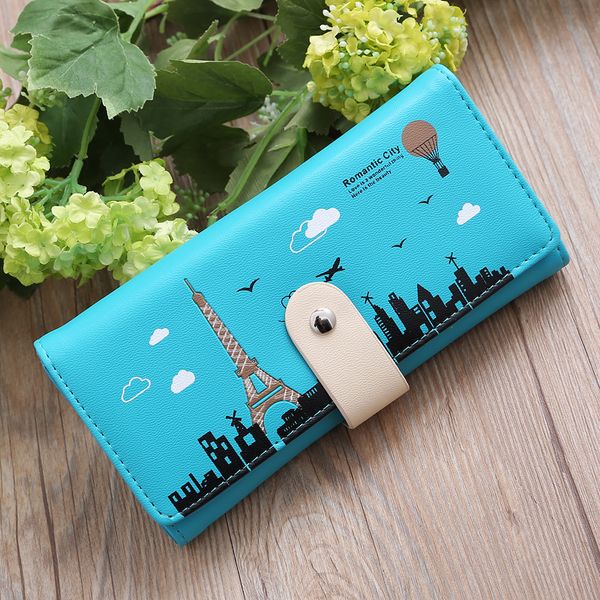 new women wallets pu leather romantic tower lady handbags coin purse pocket woman clutch hasp wallet cards id holder purses bags, Red;black
new women wallets pu leather romantic tower lady handbags coin purse pocket woman clutch hasp wallet cards id holder purses bags, Red;black