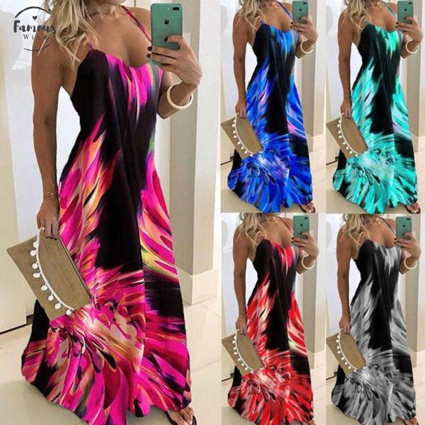 vintage print dress spaghetti strap v neck long dress women summer big swing beach dresses party plus size 6xl, Black;gray
vintage print dress spaghetti strap v neck long dress women summer big swing beach dresses party plus size 6xl, Black;gray