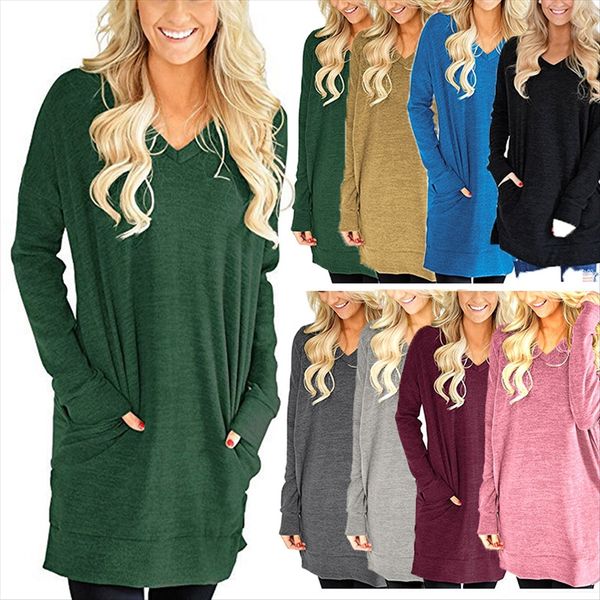 loose long sleeve v-neck pocket t-shirt split women's style loose long sleeve v-neck pocket t-shirt split women's style, White
loose long sleeve v-neck pocket t-shirt split women's style loose long sleeve v-neck pocket t-shirt split women's style, White