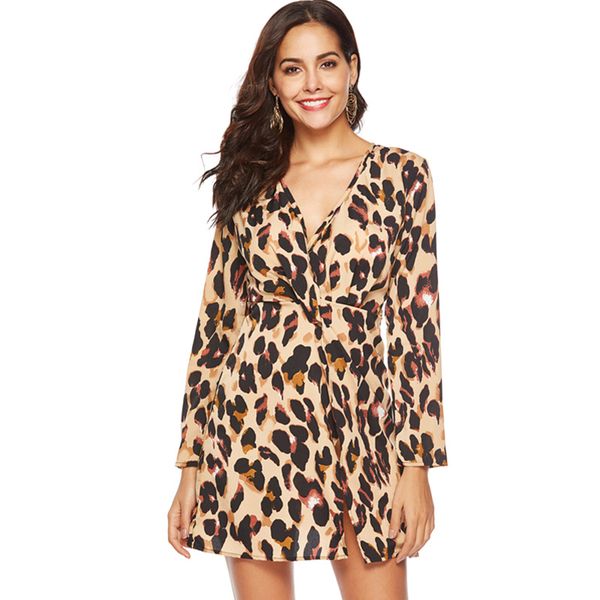 women chiffon leopard snake print dress v neck split long sleeve bodycon party clubwear mini dress vestidos de festa 2019, Black;gray
women chiffon leopard snake print dress v neck split long sleeve bodycon party clubwear mini dress vestidos de festa 2019, Black;gray