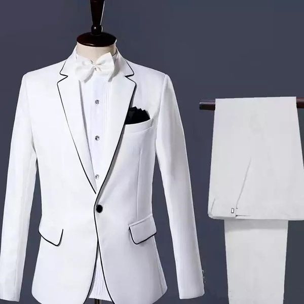 new white slim fit men suits wedding groom tuxedos 2 pieces (jacket+pants) bridegroom suits man prom wear blazer 398, Black;gray
new white slim fit men suits wedding groom tuxedos 2 pieces (jacket+pants) bridegroom suits man prom wear blazer 398, Black;gray