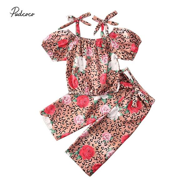 2020 fashion toddler baby girl clothes leopard floral off shoulder blouse wide long pants outfits 2pcs set summer 0-5y, White
2020 fashion toddler baby girl clothes leopard floral off shoulder blouse wide long pants outfits 2pcs set summer 0-5y, White