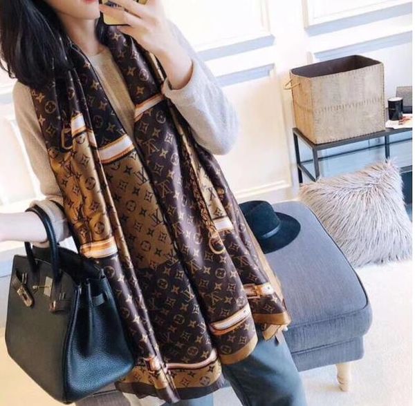 designer silk scarf pashmina for women sale luxury women brand spring summer silk long scarves scarf shawls female soft scarf s948, Blue;gray
designer silk scarf pashmina for women sale luxury women brand spring summer silk long scarves scarf shawls female soft scarf s948, Blue;gray