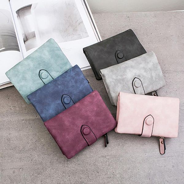 women short style leisure contrast soild color small frosted coin female purse card wallet women's small change mini money bags, Red;black
women short style leisure contrast soild color small frosted coin female purse card wallet women's small change mini money bags, Red;black