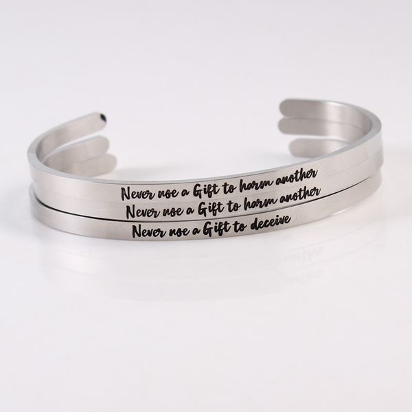 stainless steel bar bangle positive inspirational quotes open cuff mantra bracelets bangles for women men love gift, Black
stainless steel bar bangle positive inspirational quotes open cuff mantra bracelets bangles for women men love gift, Black