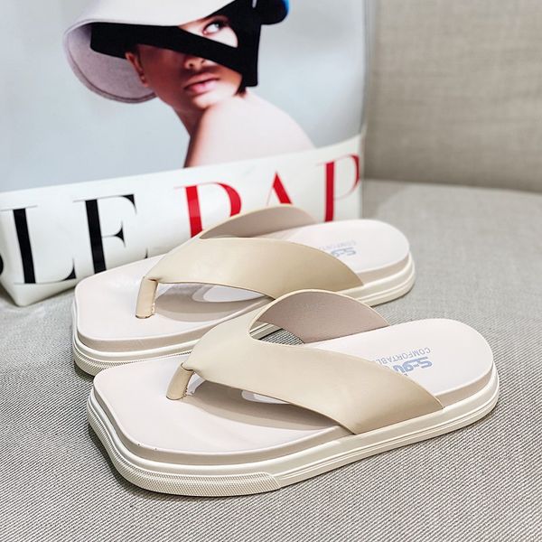 errfc summer selling womens slippers beige fashion platform sand shoes ladys flip flops white square toe zapatos size 36-39, Black
errfc summer selling womens slippers beige fashion platform sand shoes ladys flip flops white square toe zapatos size 36-39, Black