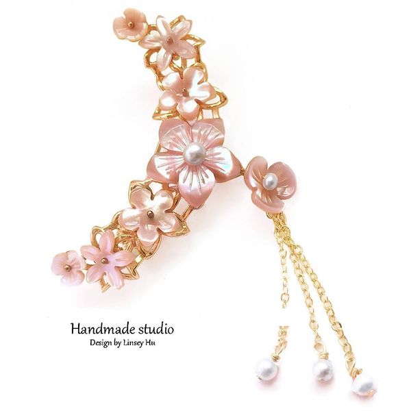 la maxza handmade flower brooches for women natural freshwater pearls branch pink crystal christmas brooch jewelry gift xz3000, Gray
la maxza handmade flower brooches for women natural freshwater pearls branch pink crystal christmas brooch jewelry gift xz3000, Gray
