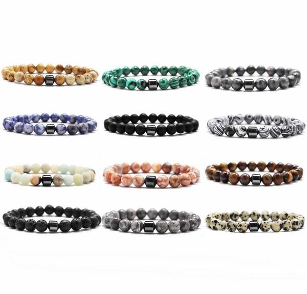 8mm natural stone lava stone turquoise tiger eye beads hematite bracelet diy glamour jewelry bracelet picasso couple bangle bracelet, Black
8mm natural stone lava stone turquoise tiger eye beads hematite bracelet diy glamour jewelry bracelet picasso couple bangle bracelet, Black