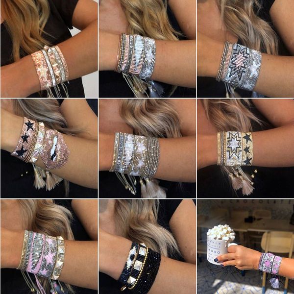 shinusboho 5x punk miyuki charm friendship bracelets bangles gothic rock gold rivets men jewelry statement bracelets for women, Golden;silver
shinusboho 5x punk miyuki charm friendship bracelets bangles gothic rock gold rivets men jewelry statement bracelets for women, Golden;silver