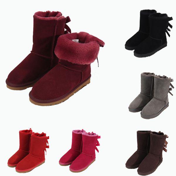 designer women winter snow boots fashion australia classic short bow boots ankle knee bow girl mini bailey boots 2019 size 34-43 ship, Black
designer women winter snow boots fashion australia classic short bow boots ankle knee bow girl mini bailey boots 2019 size 34-43 ship, Black