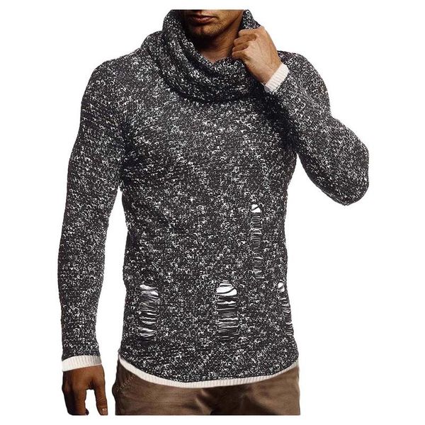 mens autumn winter pullover knitted raglan choker broken hole sweater blouse sweater men pull homme hiver sueter hombre man, White;black
mens autumn winter pullover knitted raglan choker broken hole sweater blouse sweater men pull homme hiver sueter hombre man, White;black