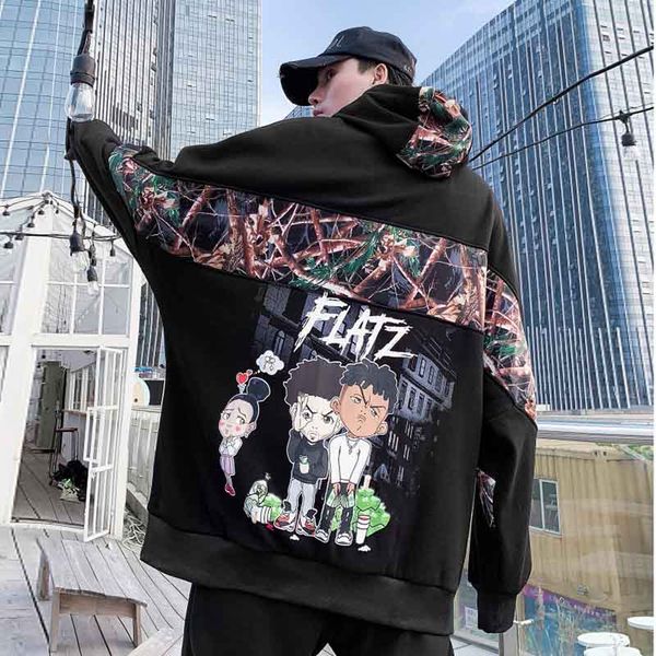 high street jungle camouflage print jacket men winter fleece bat sleeve oversize long coats harajuku veste homme bomber jacket, Black;brown
high street jungle camouflage print jacket men winter fleece bat sleeve oversize long coats harajuku veste homme bomber jacket, Black;brown