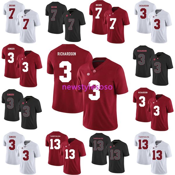2019 ncaa alabama crimson tide 7 tony brown 3 трент ричардсон 13 туа tagovailoa 3 vinnie sunseri трикотажных изделий, Black;red
2019 ncaa alabama crimson tide 7 tony brown 3 трент ричардсон 13 туа tagovailoa 3 vinnie sunseri трикотажных изделий, Black;red