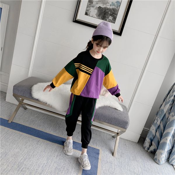 spring autumn teens girls sports set female kids casual tshirt long sleeve suit children patchwork fashion teenagers tracksuits, White
spring autumn teens girls sports set female kids casual tshirt long sleeve suit children patchwork fashion teenagers tracksuits, White