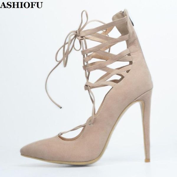 ashiofu handmade ladies high heel pumps kid-suede cross-straps party prom dress shoes daily wear casual evening fashion shoes, Black
ashiofu handmade ladies high heel pumps kid-suede cross-straps party prom dress shoes daily wear casual evening fashion shoes, Black