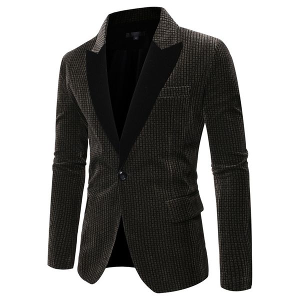 2019 autumn new products men casual contrast color closure collar one-button suit jacket 9768, White;black
2019 autumn new products men casual contrast color closure collar one-button suit jacket 9768, White;black