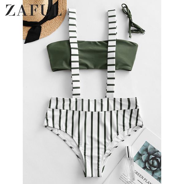 zaful women striped suspender padded bikini swimwear summer female biqinis stripe swimsuit bikinis mujer 2020, White;black
zaful women striped suspender padded bikini swimwear summer female biqinis stripe swimsuit bikinis mujer 2020, White;black