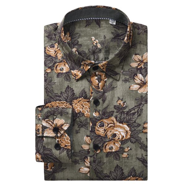 men's fashion floral long sleeve flower printed shirt button closure comfortable 100% cotton standard-fit casual shirts, White;black
men's fashion floral long sleeve flower printed shirt button closure comfortable 100% cotton standard-fit casual shirts, White;black