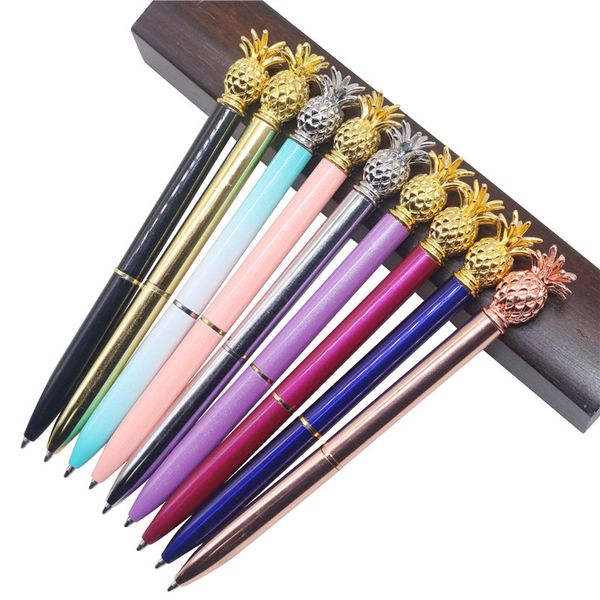 45 pcs metal pen 1.0mm metal ballpoint pen new strange pineapple stationery gift 9 color optional school office supplies, Blue;orange
45 pcs metal pen 1.0mm metal ballpoint pen new strange pineapple stationery gift 9 color optional school office supplies, Blue;orange