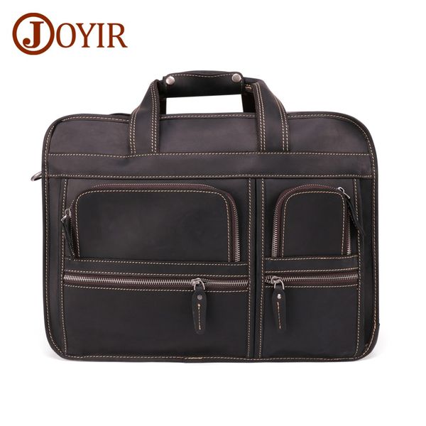 joyir genuine leather men's briefcase upgrade man crazy horse leather briefcase large capacity men retro crossbody shoulder bag
joyir genuine leather men's briefcase upgrade man crazy horse leather briefcase large capacity men retro crossbody shoulder bag