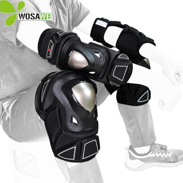 elbow & knee pads wosawe stainless steel sports eva lining protector kit set cycling motorcycle snowboard protection suits, Black;gray
elbow & knee pads wosawe stainless steel sports eva lining protector kit set cycling motorcycle snowboard protection suits, Black;gray