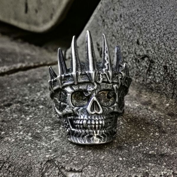 vintage men's king crown skull stainless steel ring hip hop rock biker jewelry, Golden;silver
vintage men's king crown skull stainless steel ring hip hop rock biker jewelry, Golden;silver