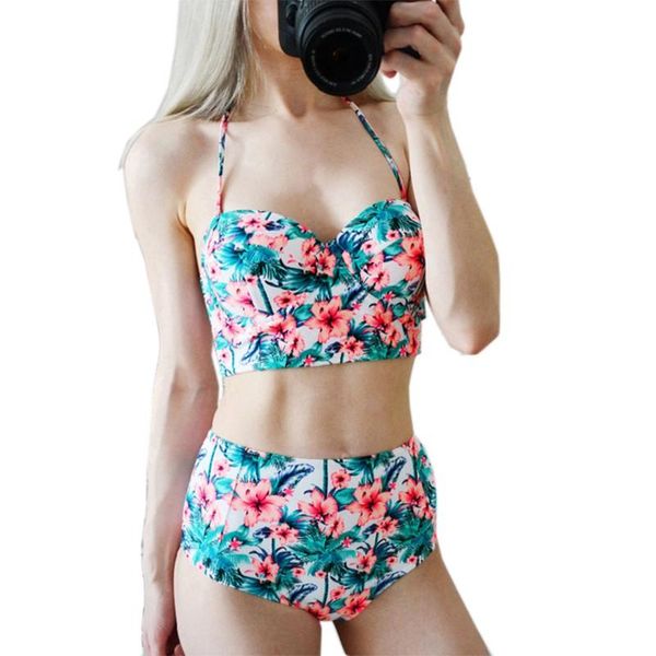 floral print high waist swimsuit bikini push up swimwear women vintage biquini bathing suit maillot de bain femme kawaii, White;black
floral print high waist swimsuit bikini push up swimwear women vintage biquini bathing suit maillot de bain femme kawaii, White;black