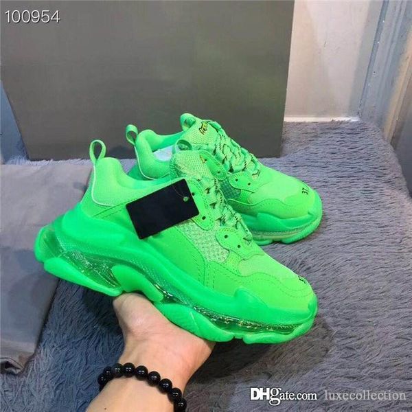 green triple s sneakers old dad shoes,low triple-s buffed leather and mesh sneakers for women & men causal sport shoes, Black
green triple s sneakers old dad shoes,low triple-s buffed leather and mesh sneakers for women & men causal sport shoes, Black