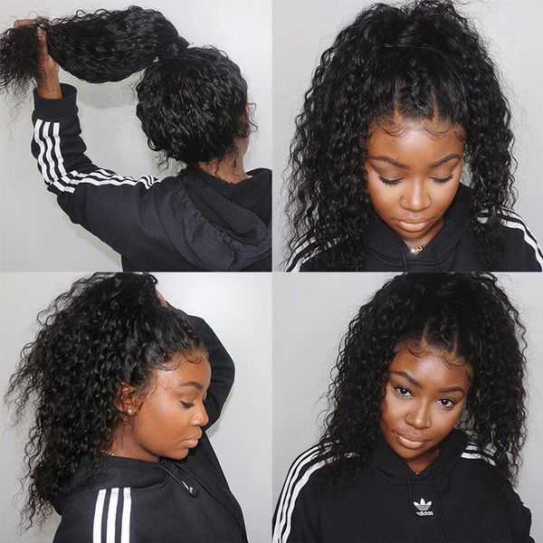 deep curly full lace wigs 150% human hair lace front wigs short bob 360 lace frontal wigs for black women, Black;brown
deep curly full lace wigs 150% human hair lace front wigs short bob 360 lace frontal wigs for black women, Black;brown