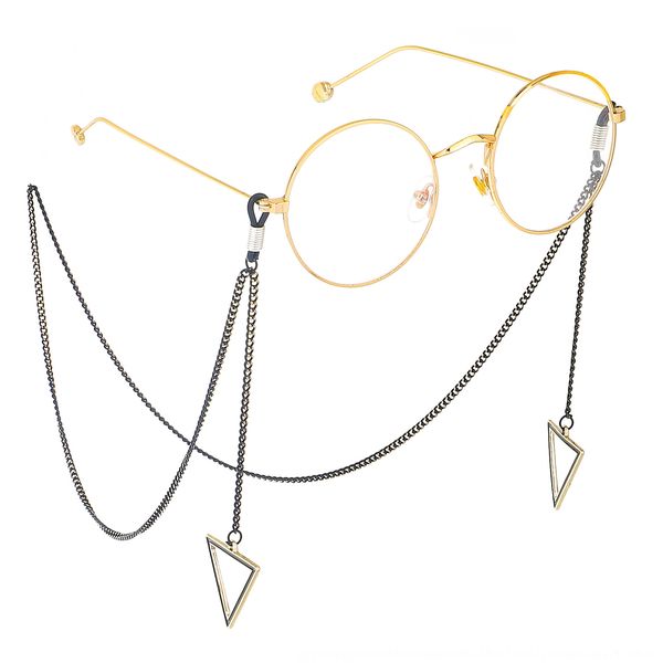rope hanging neck simple black triangle pendant sun pendant not easy to fade chain sunglasses glasses chain, Blue
rope hanging neck simple black triangle pendant sun pendant not easy to fade chain sunglasses glasses chain, Blue