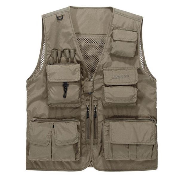 2019 new summer vest men casual light thin mesh multi-pockets vest male loose chaleco hombre brand mens mens waistcoat, Black;white
2019 new summer vest men casual light thin mesh multi-pockets vest male loose chaleco hombre brand mens mens waistcoat, Black;white