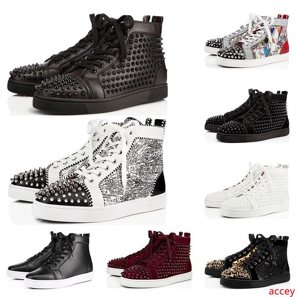 2020 designer shoes studded spikes fashion red suede leather mens womens flat bottoms luxury shoes party lovers sneakers size 36-46 with
2020 designer shoes studded spikes fashion red suede leather mens womens flat bottoms luxury shoes party lovers sneakers size 36-46 with
