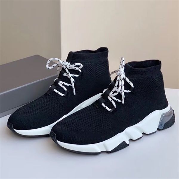 new air shoes black white speed sneakers men women stretch socks shoes fashion knit mesh lace-up outdoor runner trainers chaussures with box
new air shoes black white speed sneakers men women stretch socks shoes fashion knit mesh lace-up outdoor runner trainers chaussures with box