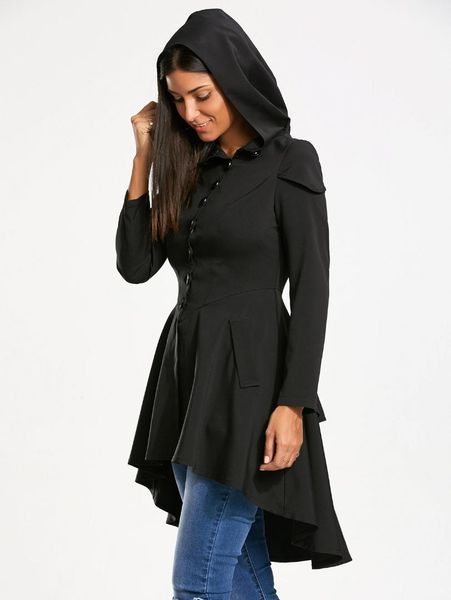 hgemale хэллоуин outwear hhhhashion осень пальто женщины layered узелок высокого низкий капюшон пальто готическая высокая талия пальто, Black;brown
hgemale хэллоуин outwear hhhhashion осень пальто женщины layered узелок высокого низкий капюшон пальто готическая высокая талия пальто, Black;brown