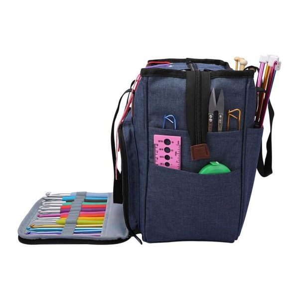 diy needlework yarn storage bag oxford cloth knitting tote bag portable household for outdoor sewing supplies for women wjlek, Black
diy needlework yarn storage bag oxford cloth knitting tote bag portable household for outdoor sewing supplies for women wjlek, Black