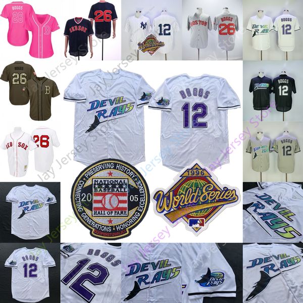 Wade Boggs Jersey Boston Tampa Bay 2005 HOF Hall Of Fame Patch Red Sox Rays Yankees Men Women Jerseys 12 26 Home Away
Wade Boggs Jersey Boston Tampa Bay 2005 HOF Hall Of Fame Patch Red Sox Rays Yankees Men Women Jerseys 12 26 Home Away