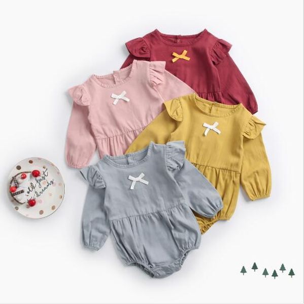 2019 ins baby girls cotton romper with bow cute kids climbing clothes infant toddler jumpsuits baby onesies rompers boutique clothing, Blue
2019 ins baby girls cotton romper with bow cute kids climbing clothes infant toddler jumpsuits baby onesies rompers boutique clothing, Blue