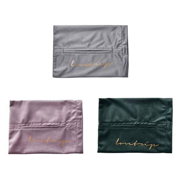 ins nordic bronzing velvet tissue box light fabric tissue pumping car velvet modern cover
ins nordic bronzing velvet tissue box light fabric tissue pumping car velvet modern cover