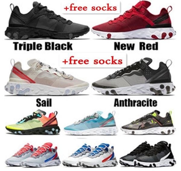 with socks react element 55 87 running shoes anthracite orange royal tint solar red women mens trainer sports sneakers 36-45
with socks react element 55 87 running shoes anthracite orange royal tint solar red women mens trainer sports sneakers 36-45