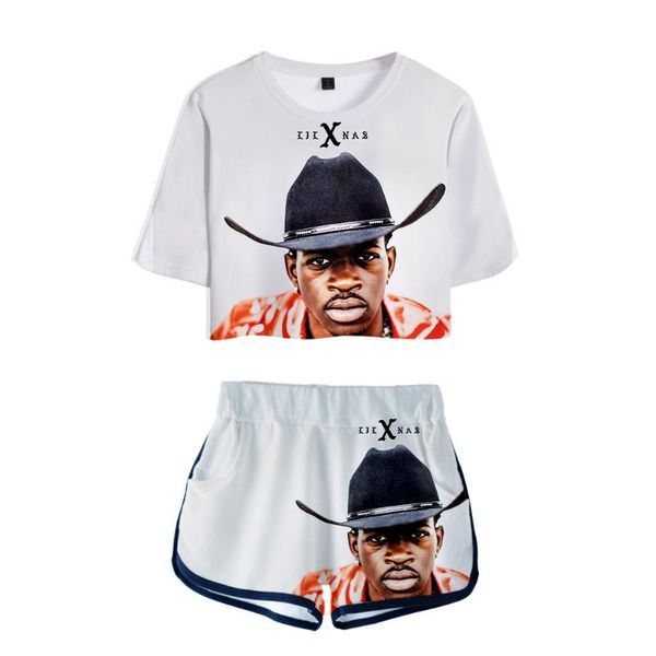 3d lil nas x new clothes swomen print summer two pieces sets women shorts and crop cool suit plus xxl, White
3d lil nas x new clothes swomen print summer two pieces sets women shorts and crop cool suit plus xxl, White