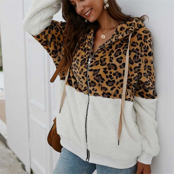 2019 female faux fur jacket female winter fashion leopard patchwork hooded overcoat thick warm zipper coat fleece soft outerwear, Black
2019 female faux fur jacket female winter fashion leopard patchwork hooded overcoat thick warm zipper coat fleece soft outerwear, Black