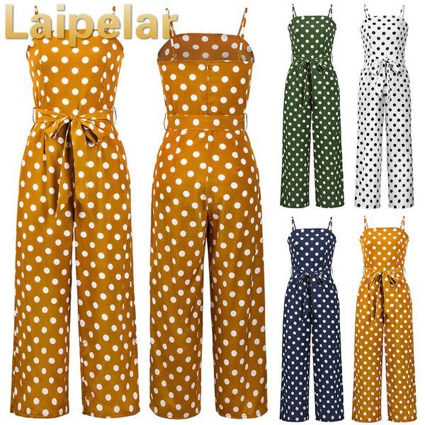 laipelar printed dot jumpsuits women strap bow waist body woman bodysuits fashion wide legplaysuit sleeveless overalls sexy, Black;white
laipelar printed dot jumpsuits women strap bow waist body woman bodysuits fashion wide legplaysuit sleeveless overalls sexy, Black;white