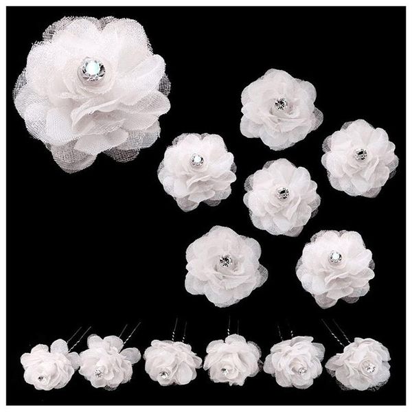 6pcs bridal mesh rhinestone decor u-shaped hairpins hair clips (white, Golden;silver
6pcs bridal mesh rhinestone decor u-shaped hairpins hair clips (white, Golden;silver