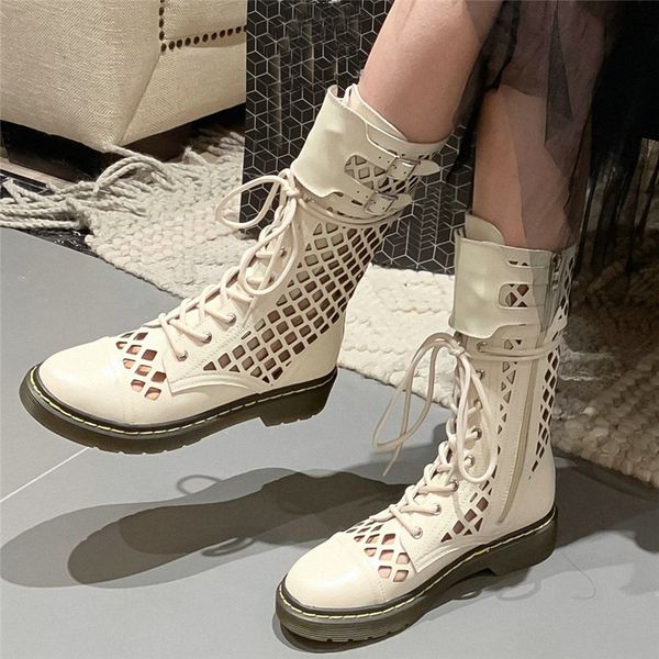 punk oxfords women genuine leather low heel cut out riding boots high lace up round toe platform summer pumps shoes, Black
punk oxfords women genuine leather low heel cut out riding boots high lace up round toe platform summer pumps shoes, Black
