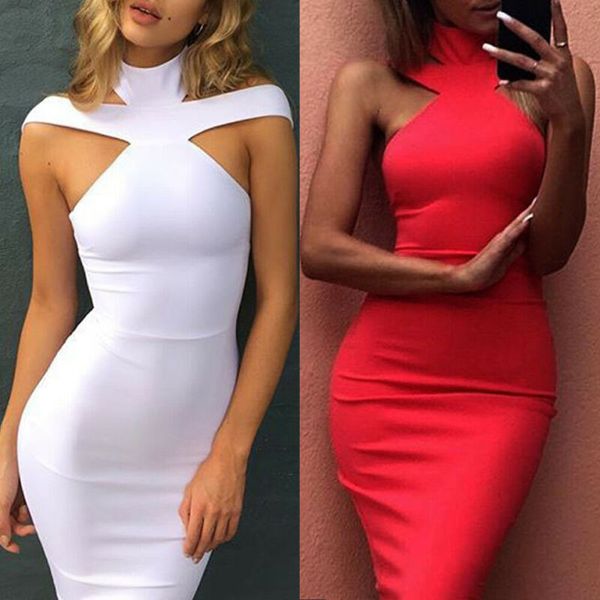 new fashion women halter bodycon slim summer cocktail party sleeveless short dress stylish womens sheath skinny dresses, Black;gray
new fashion women halter bodycon slim summer cocktail party sleeveless short dress stylish womens sheath skinny dresses, Black;gray
